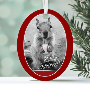 Louis Champion Rally Squirrel Metalen Ornament