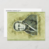 Louis-Charles Mahé de La Bourdonnais Briefkaart (Voorkant / Achterkant)