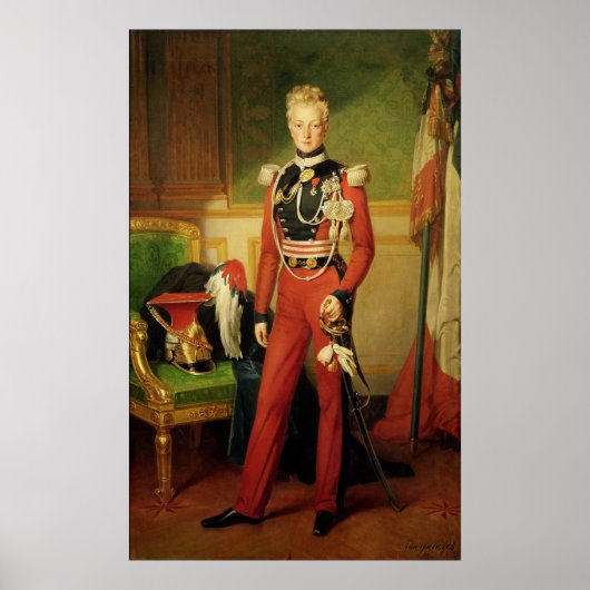 Louis-Charles-Philippe van Orleans Duke van Poster (Voorkant)