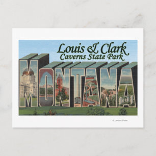 Louis & Clark Caverns Park, Montana Briefkaart
