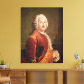 Louis Francois Armand de Vignerot du Plessis Canvas Afdruk (Insitu (Woonkamer))