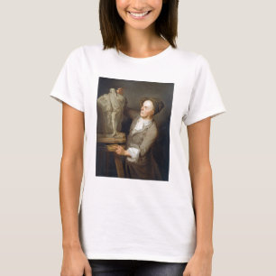Louis-Francois Roubiliac (1695-1762) modelleert zi T-shirt