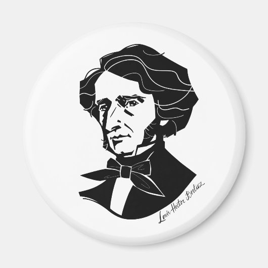 Louis-Hector Berlioz Magneet (Voorkant)