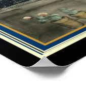 Louis Icart "Balcon à Paris" Déco Imprimer 16x20 (Coin)