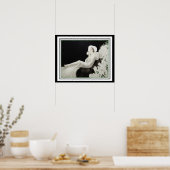 Louis Icart "White Flowers" Art Deco 16x20 Poster (Keuken)