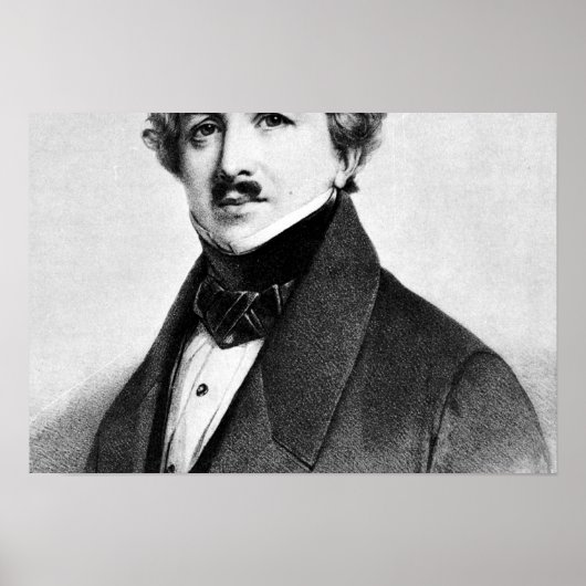 Louis Jacques Mande Daguerre Poster (Voorkant)