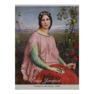 Louis Janmot Flower of the fields CC0914 Perfect Perfect Poster
