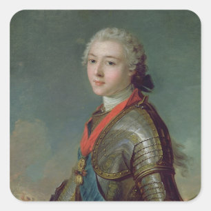 Louis Jean Marie de Bourbon Vierkante Sticker