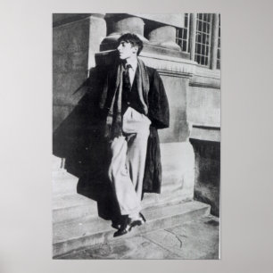Louis MacNeice in zijn tijd in Oxford Poster