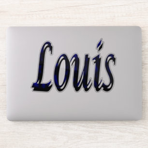 Louis Name Logo, Sticker
