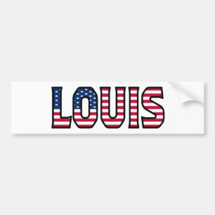 Louis Nom Vorname USA Aufkleber Sticker Auto