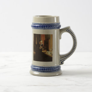 Louis Pasteur Stein Bierpul