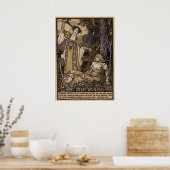 Louis Rhead cover voor William Morris verhaal Poster (Keuken)