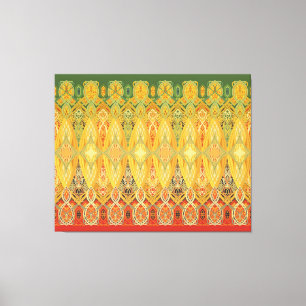 Louis Sullivan Truss Frieze Stencil Canvas Afdruk