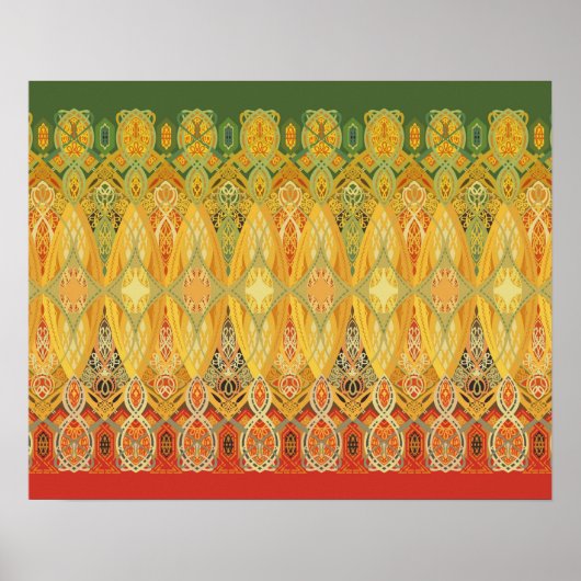 Louis Sullivan Truss Frieze Stencil Poster (Voorkant)