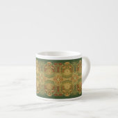 Louis Sullivan Upper Beam Stencil Pattern Espresso Kop (Voorkant rechts)