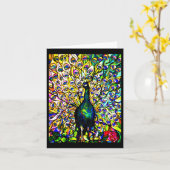 Louis Tiffany, en verre à Carte pour notes 16 (Fleur jaune)