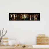 Louis Tiffany Glas in lood Education Poster (Keuken)