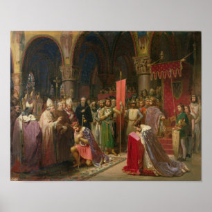 Louis VII de Young, koning van Frankrijk Poster