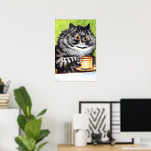 LOUIS WAIE CAFÉ CHAT BIG POSTER (Bureau à domicile)