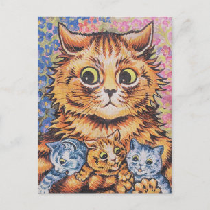 LOUIS WAIIS CAT MOM AVEC CARTE POSTALE DE CUISINE