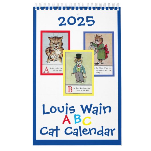 Louis Wain ABC Chats, Calendrier (Protection)