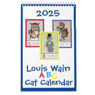 Louis Wain ABC Chats, Calendrier