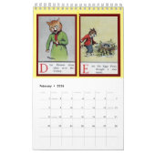 Louis Wain ABC Chats, Calendrier (Feb 2026)