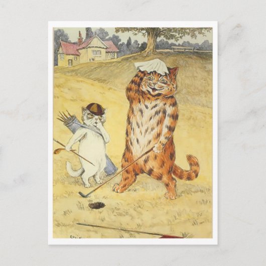 Louis Wain Briefkaart (Voorkant)