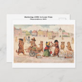 Louis Wain Briefkaart (Voorkant / Achterkant)