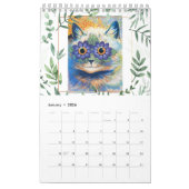 Louis Wain, Calendrier des peintures de chats (Jan 2026)