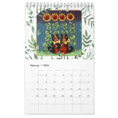 Louis Wain, Calendrier des peintures de chats (Feb 2026)