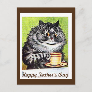 Louis Wain, carte postale de chat pour la fête des