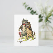 Louis Wain, Cat Couple Feestdagenkaart (Staand voorkant)