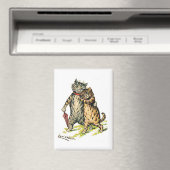 Louis Wain, Cat Couple Magneet (Insitu (Vaatwasser))