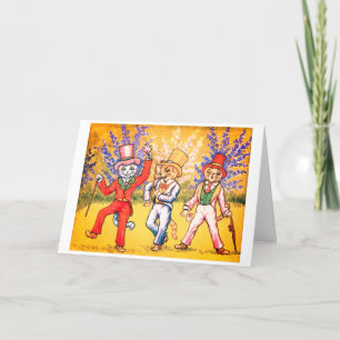 Louis Wain Cat Hartelijk dank Bedankkaart