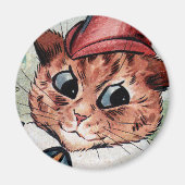 Louis Wain cat Magnet (Devant)