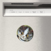 Louis Wain cat Magnet (In Situ (Lave-vaisselle))