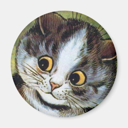 Louis Wain cat Magnet (Devant)