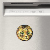 Louis Wain cat Magnet (In Situ (Lave-vaisselle))