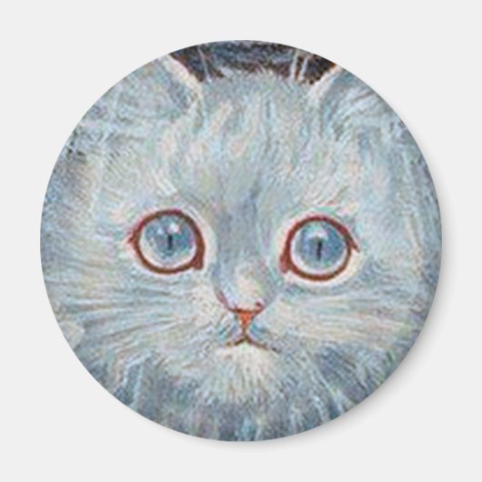 Louis Wain cat Magnet (Devant)