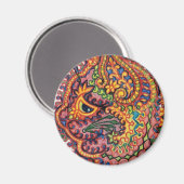 Louis Wain cat Magnet (Recto/Verso)