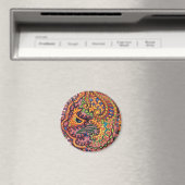 Louis Wain cat Magnet (In Situ (Lave-vaisselle))