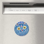 Louis Wain cat Magnet (In Situ (Lave-vaisselle))