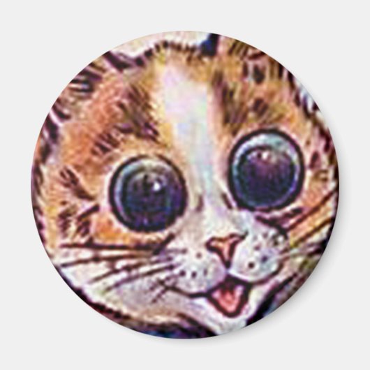 Louis Wain cat Magnet (Devant)