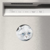 Louis Wain cat Magnet (In Situ (Lave-vaisselle))