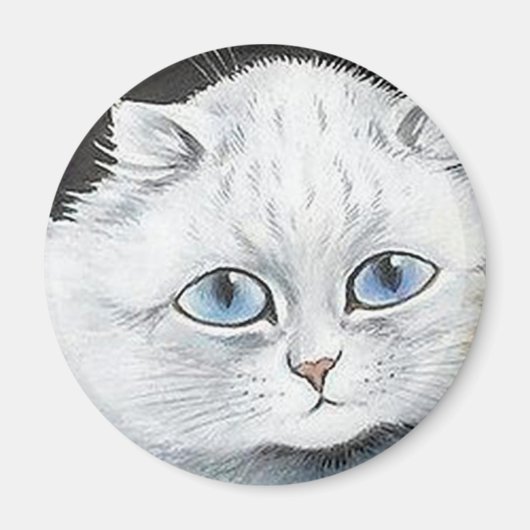 Louis Wain cat Magnet (Devant)