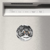 Louis Wain cat Magnet (In Situ (Lave-vaisselle))