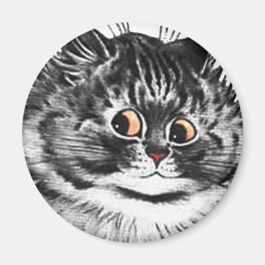 Louis Wain cat Magnet (Devant)