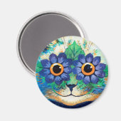 Louis Wain cat Magnet (Recto/Verso)